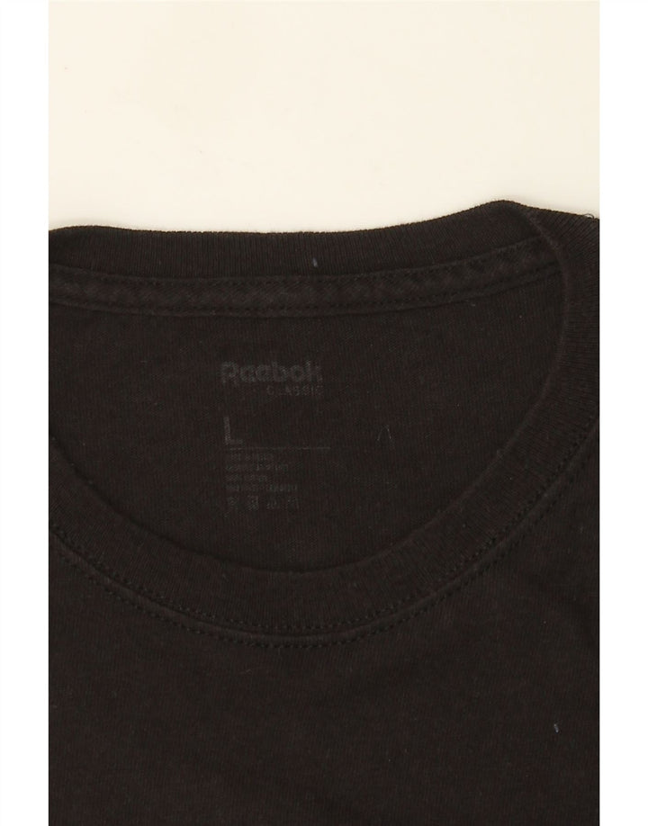 Reebok T-Shirt Graphique Homme Grand Noir