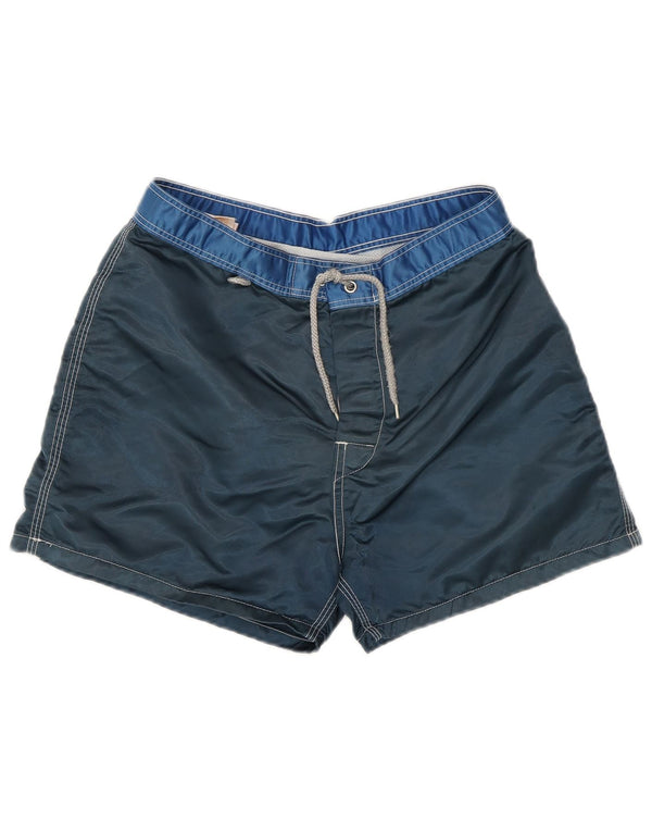 Sundek Short de Bain Garçon 11-12 Ans Nylon Colorblock Bleu Marine