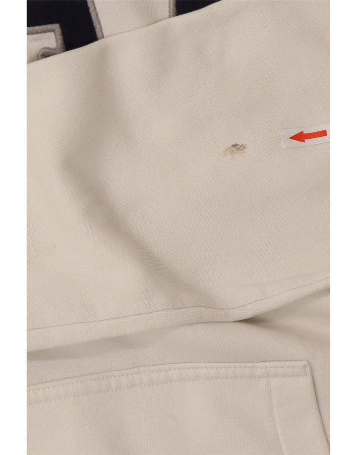 Gap Pull à capuche graphique pour hommes, grand coton blanc