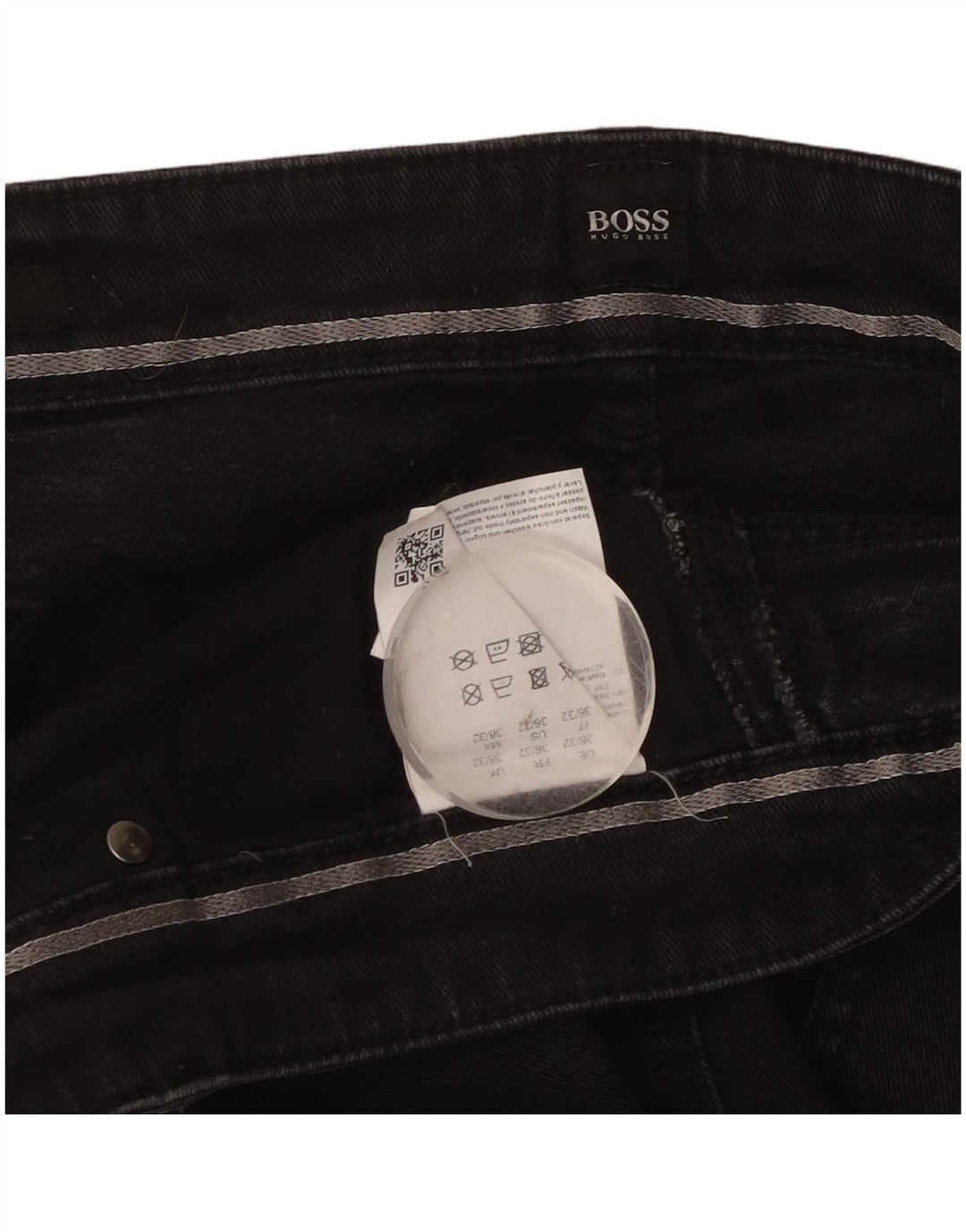 Hugo Boss Jean Slim W36 L32 Homme Noir Coton