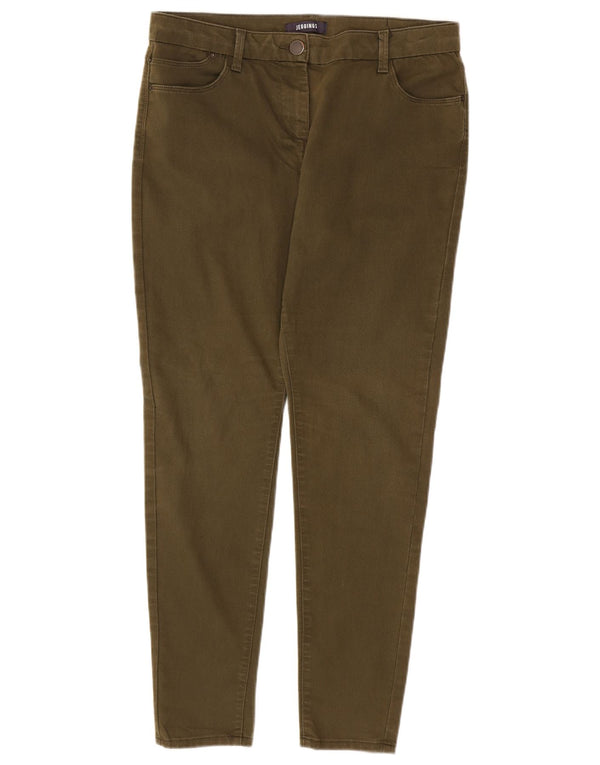 Marks & Spencer Jean skinny pour femme UK 14 Medium W30 L29 Coton kaki