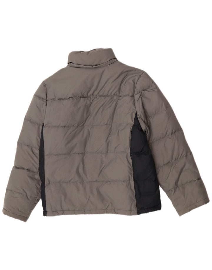 Champion Veste matelassée surdimensionnée pour homme UK 10 Small Gris Colorblock