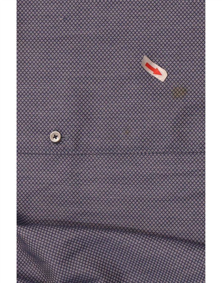 Hugo Boss Chemise slim fit pour homme Taille 17 43 XL Bleu à carreaux