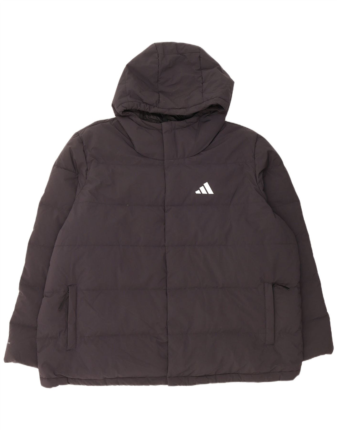 Adidas Veste rembourrée à capuche pour homme UK 46 3XL Noir Polyester