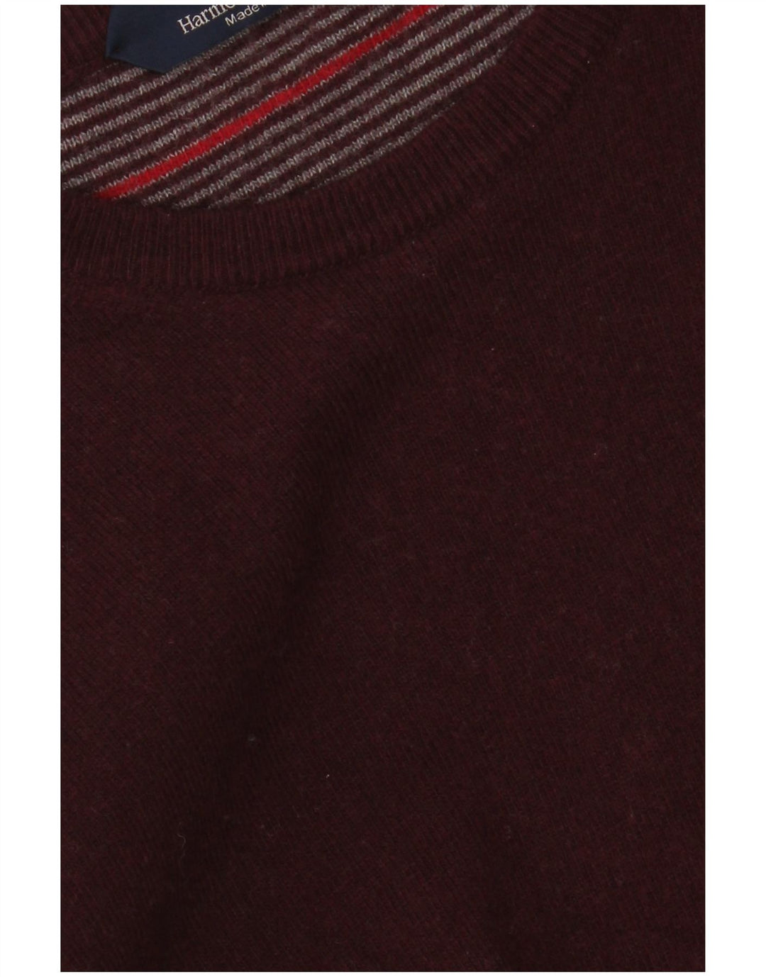 Harmont & Blaine Pull col bateau pour homme en laine marron petit