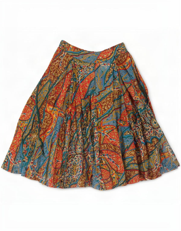 i Blues Jupe Plissée Femme IT 38 XS W22 Paisley Multicolore