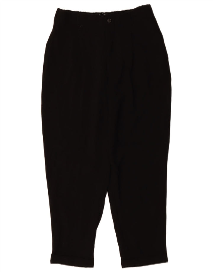 Pantalon de costume fuselé ZARA Femme Moyen W28 L33 Noir Polyester