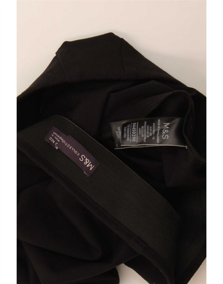 Marks & Spencer Mini-jupe femme UK 12 Medium W30 Viscose noire