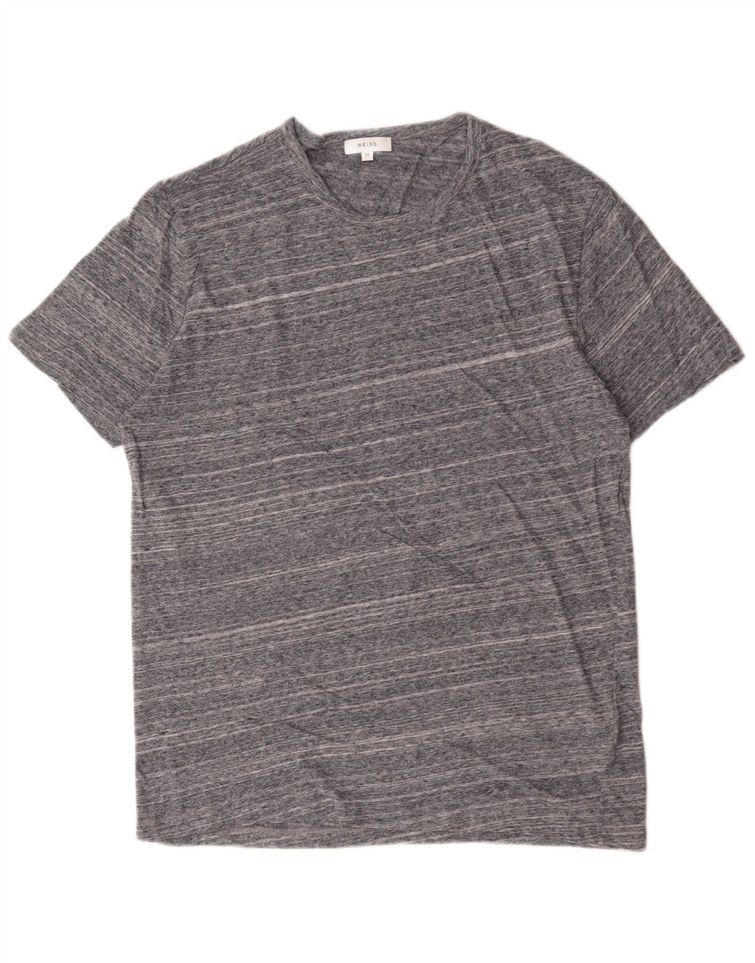 Reiss T-Shirt Homme Gris Moyen Rayé Coton