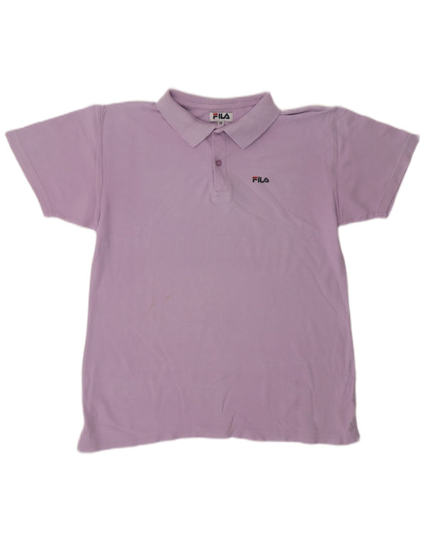FILA Polo Homme IT 50 Violet Moyen Coton