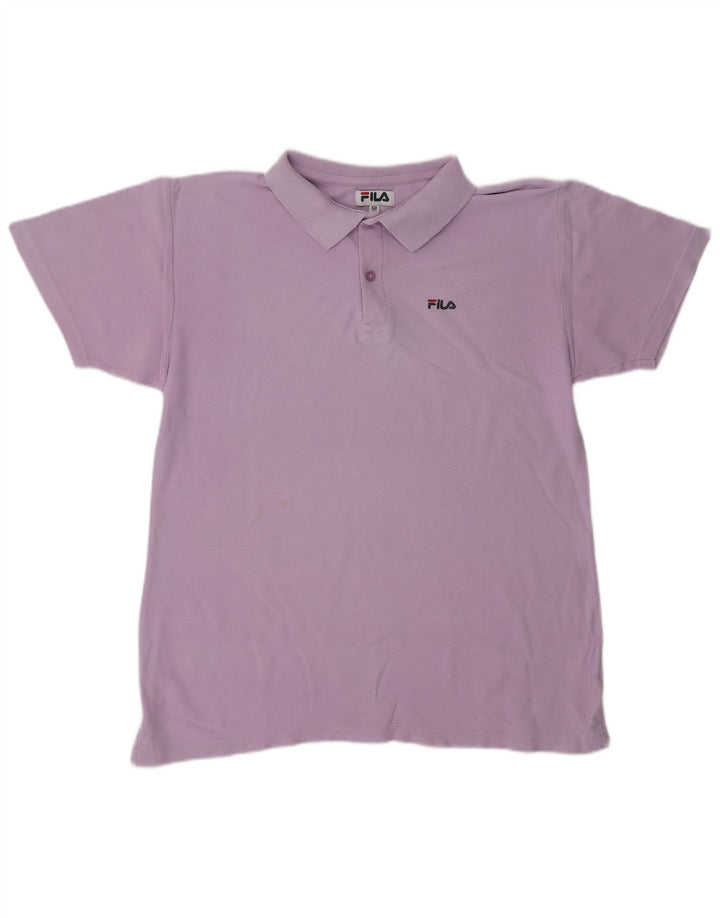 FILA Polo Homme IT 50 Violet Moyen Coton
