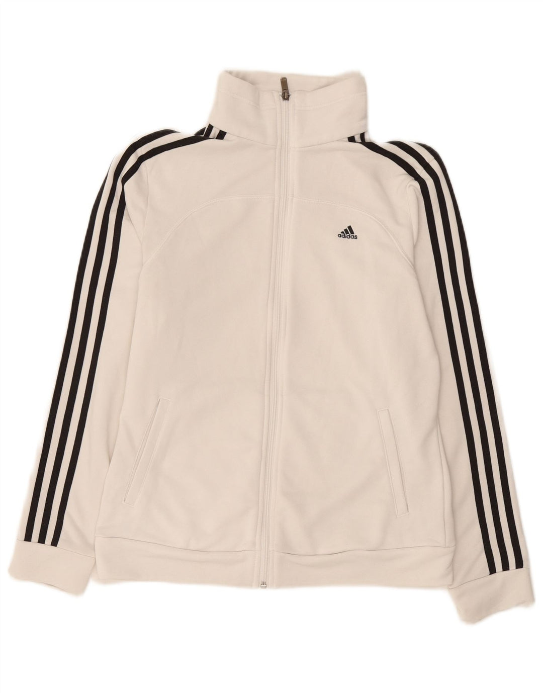 Adidas Climalite Survêtement Top Veste UK 12/14 Medium Blanc