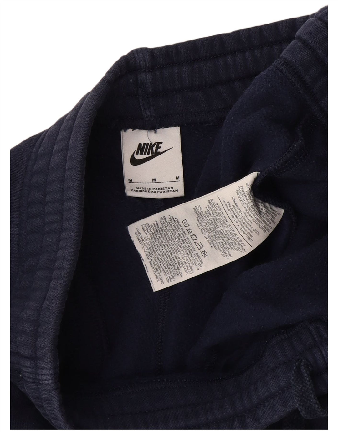 Nike Pantalon de survêtement pour homme en coton bleu marine moyen