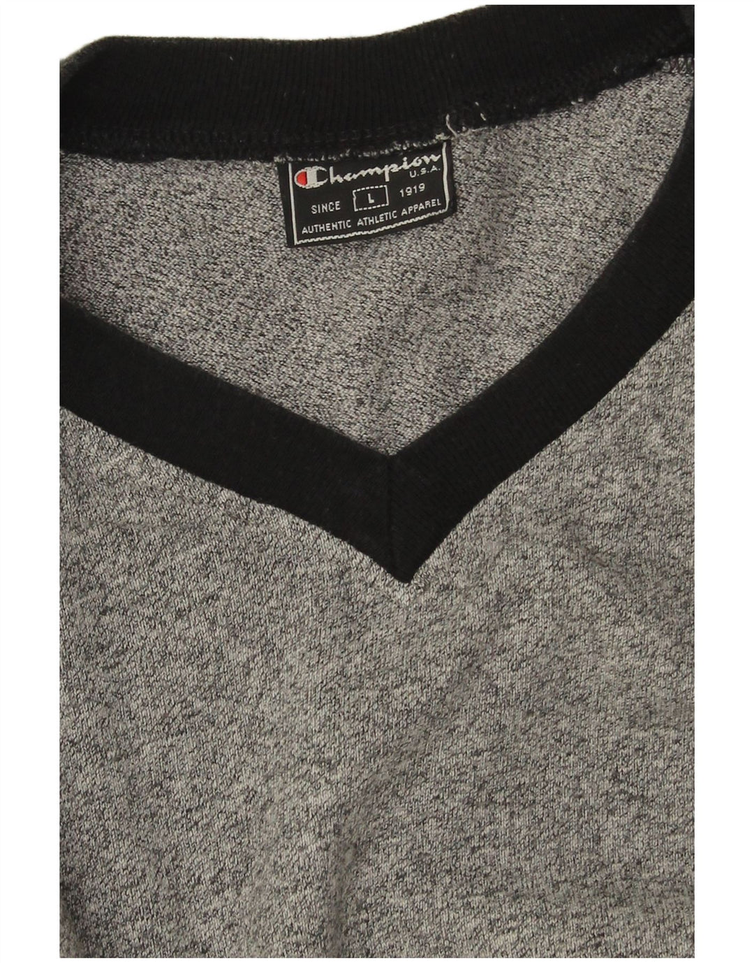 Champion T-Shirt Homme Haut Large Gris Colorblock
