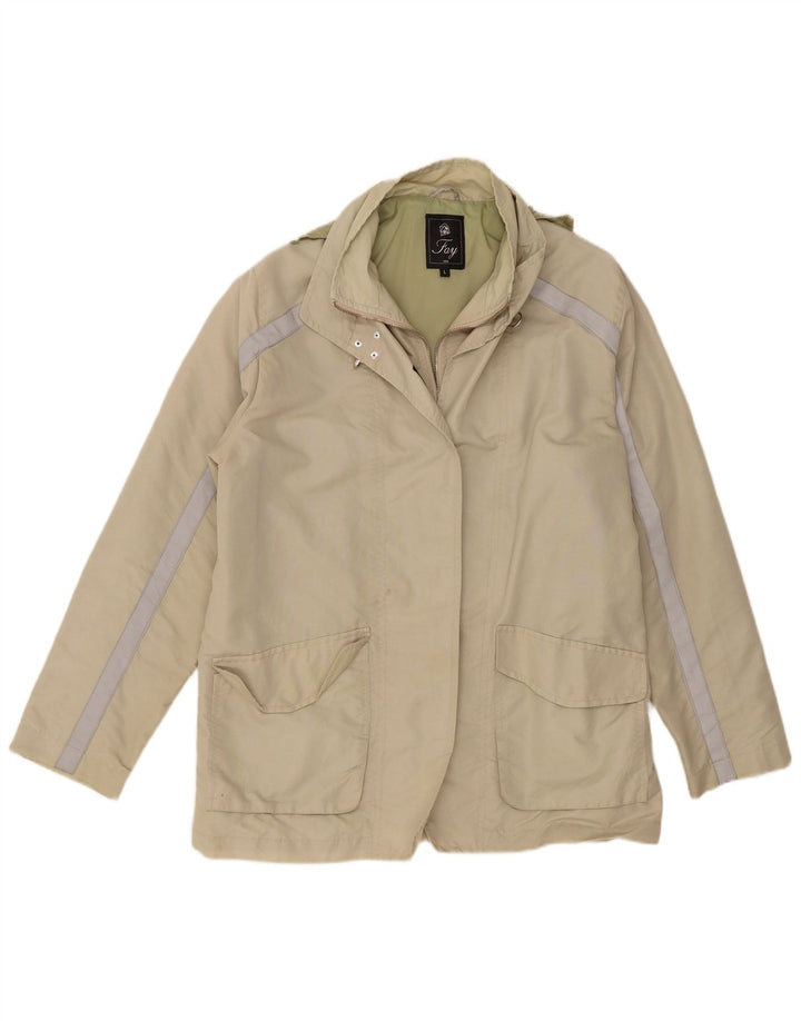 Fay Veste Bomber Femme UK 16 Large Kaki Polyester