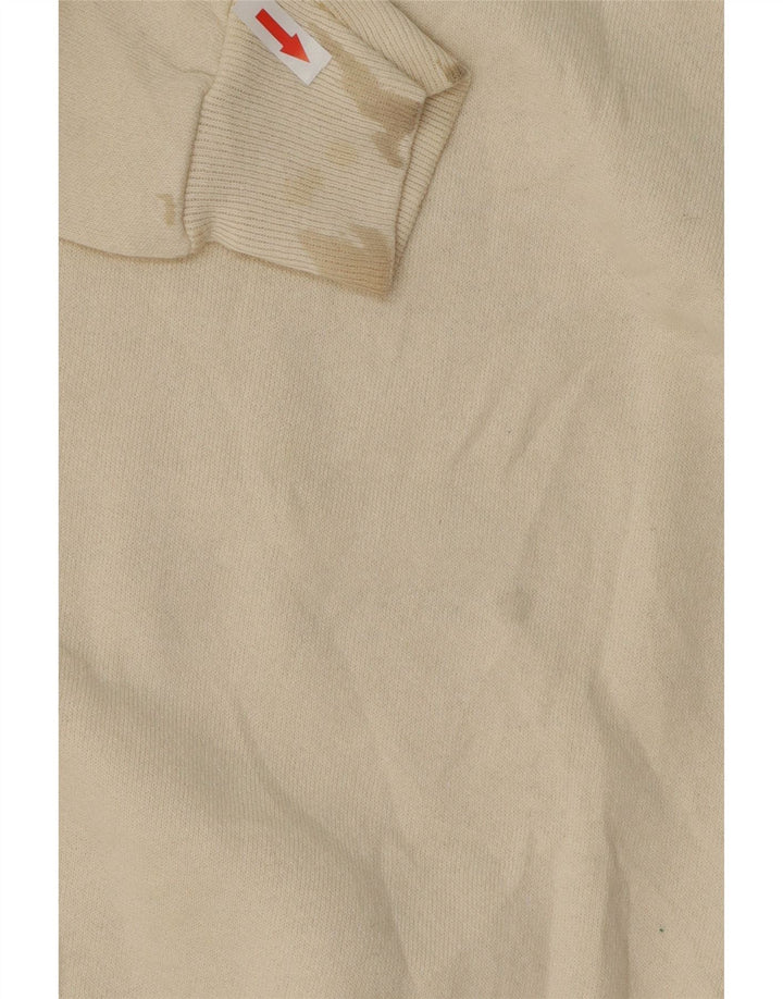 Lee Sweat-Shirt Graphique Homme Blanc Cassé Moyen Coton