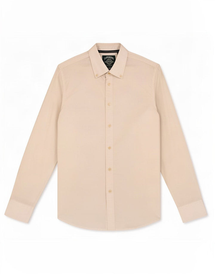 Superdry Chemise Femme UK 12 Coton Blanc Moyen
