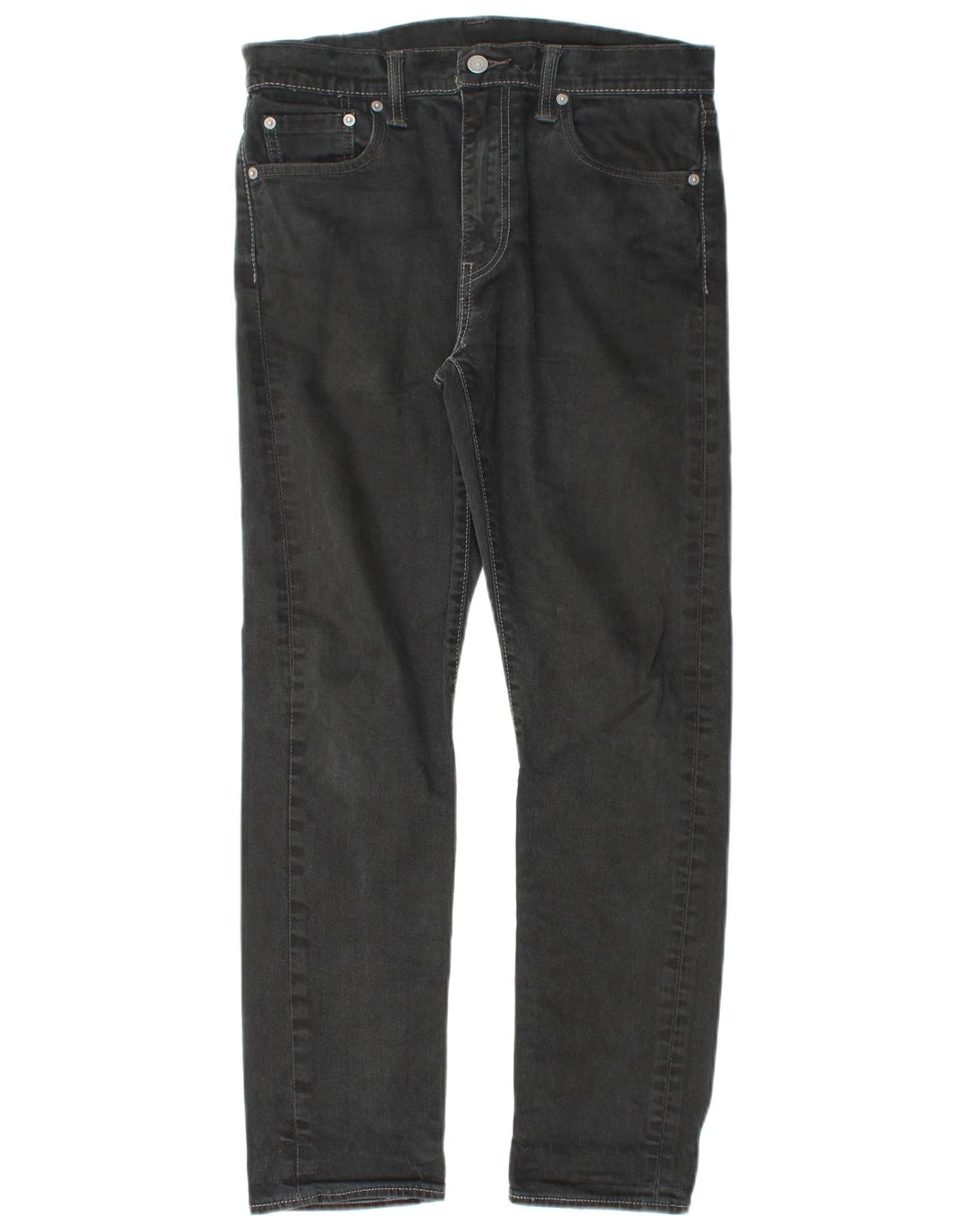 LEVI'S Jean Droit 522 Homme W30 L28 Noir Coton