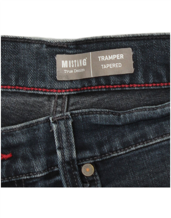 MUSTANG Tramper Jean fuselé taille moyenne pour femme W34 L32 Bleu