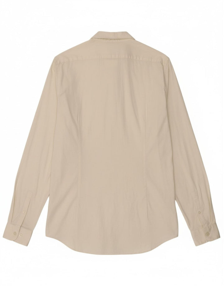 CALVIN KLEIN Mens Slim Fit Shirt Size 41 Large White Cotton