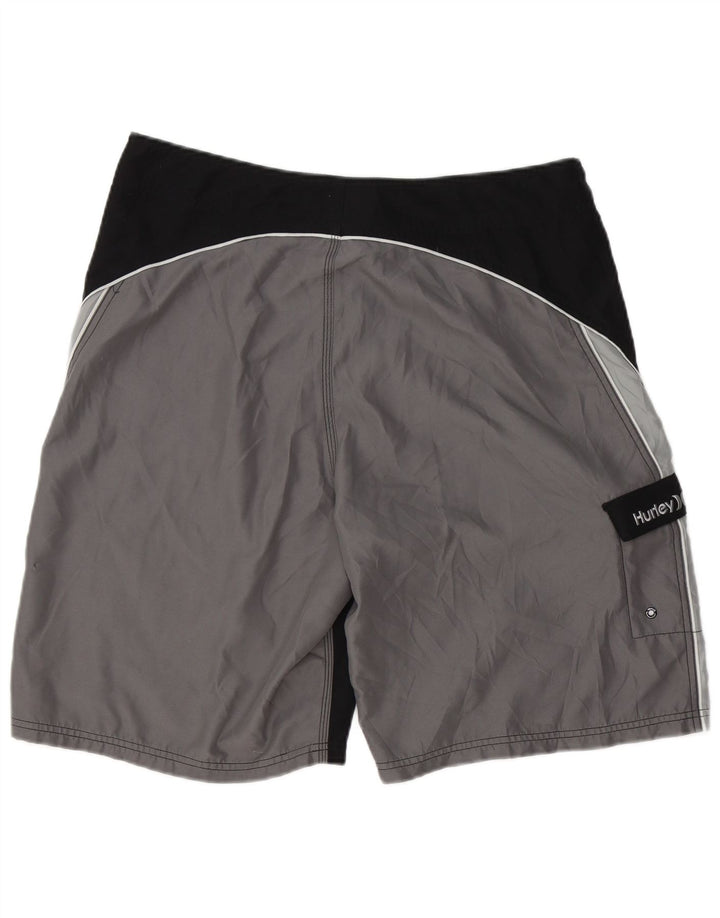Hurley Short de Bain Graphique Homme Large Noir Polyester Colorblock