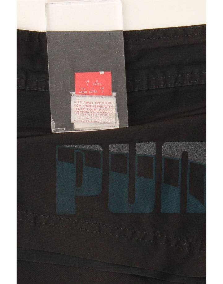 Puma Short de Bain Graphic Homme Noir Taille L