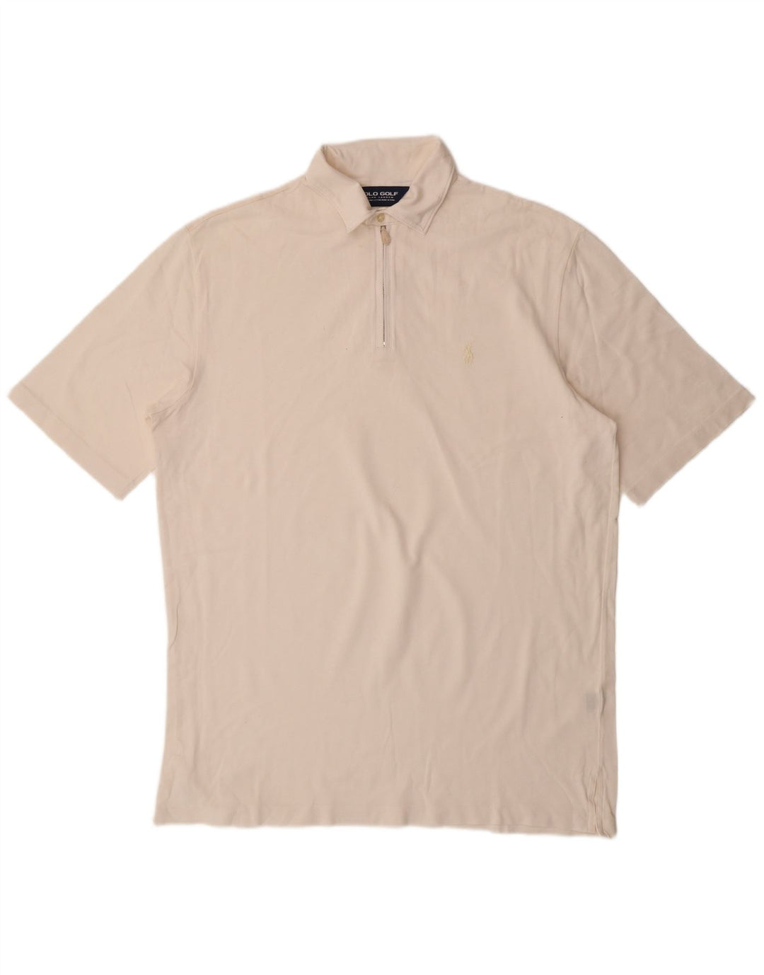 RALPH LAUREN Polo Homme Blanc Moyen Coton