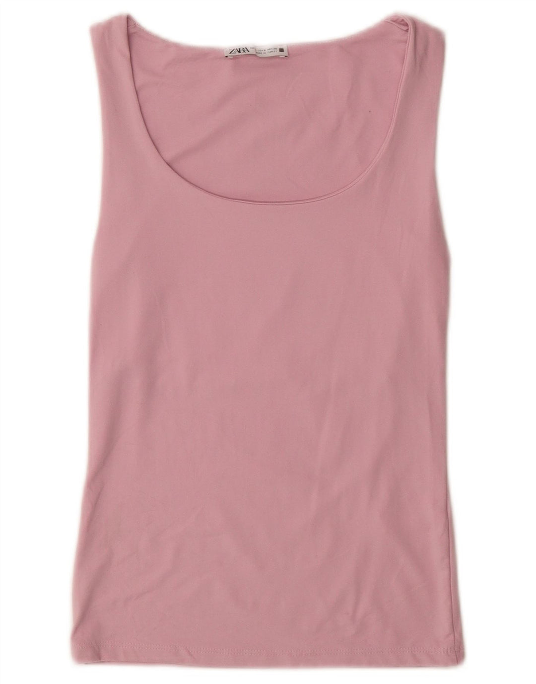 Zara Femme Débardeur UK 10 Petit Rose Polyamide