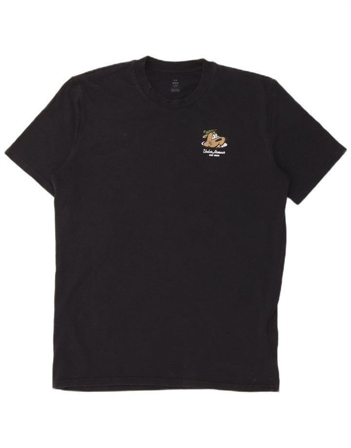 Under Armour T-Shirt Graphique Homme Noir Moyen Coton