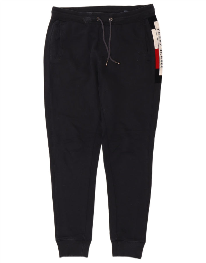 Tommy Hilfiger Pantalon de Survêtement Graphique Homme Bleu Marine Moyen