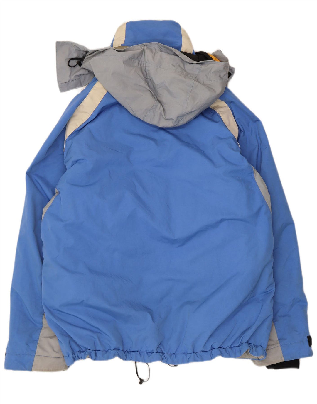 Belfe Veste coupe-vent à capuche pour homme UK 38 Bleu moyen Colourblock