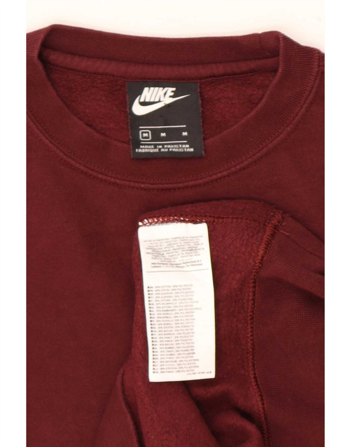 Nike Sweat-shirt en coton bordeaux moyen pour homme