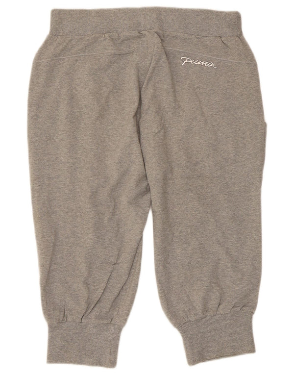 Puma Bermuda Sport Short pour Femme UK 14 Large Gris Moucheté Coton