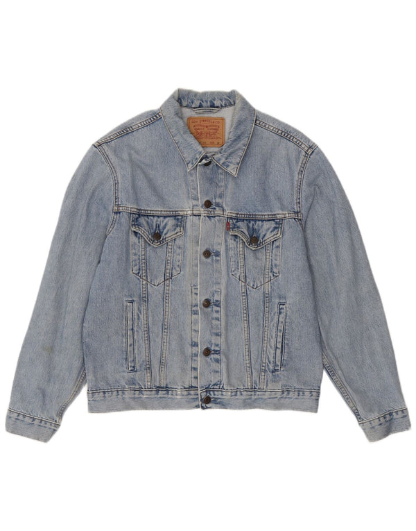 Levi's Veste en jean 70503 pour homme UK 38 Bleu moyen Coton