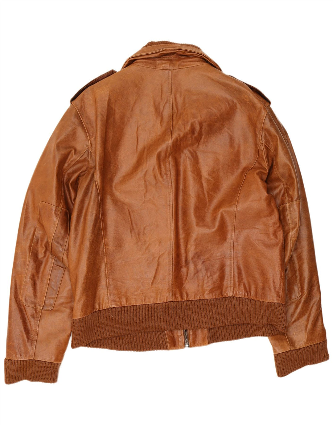 Conbipel Veste en Cuir Militaire Homme IT 54 XL Marron