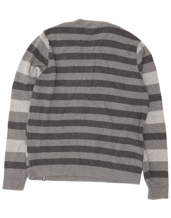 Marks & Spencer Pull à col rond bleu Harbour pour homme, grand gris