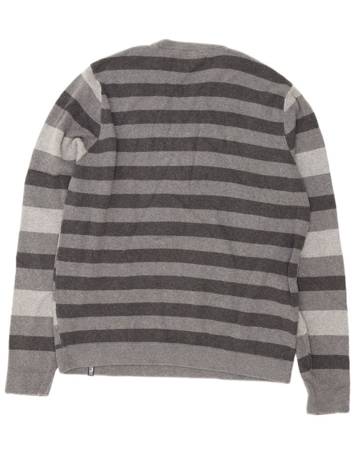 Marks & Spencer Pull à col rond bleu Harbour pour homme, grand gris