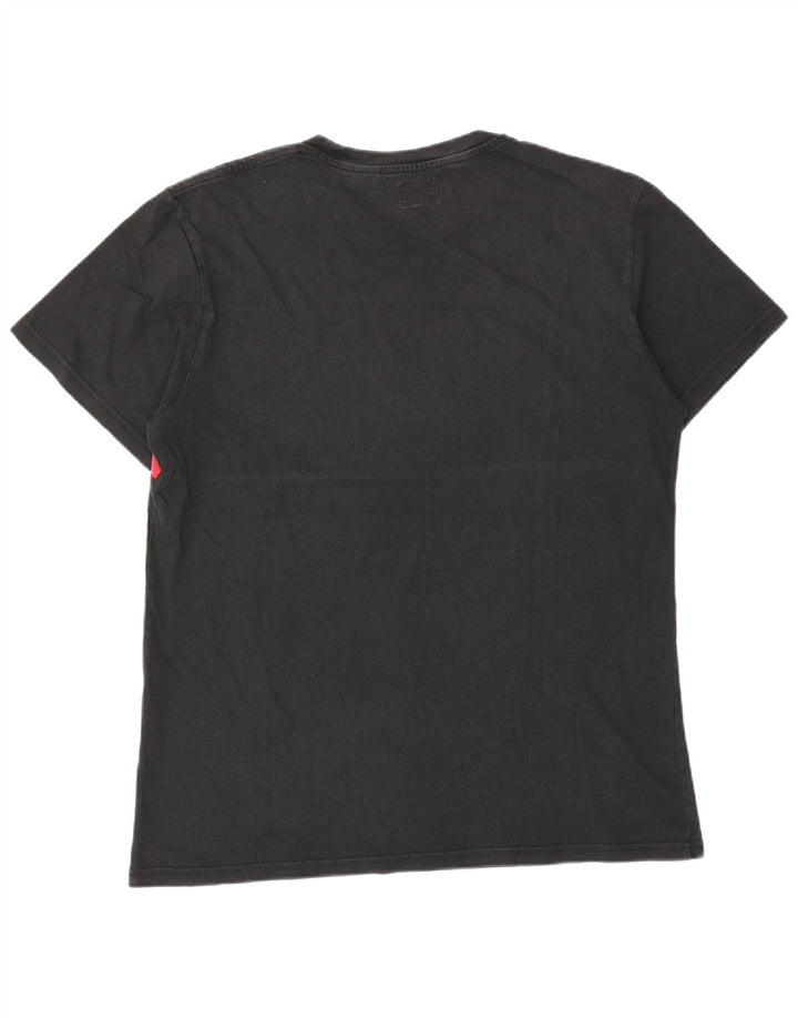 Levi's T-Shirt Graphique Homme Large Noir Colourblock