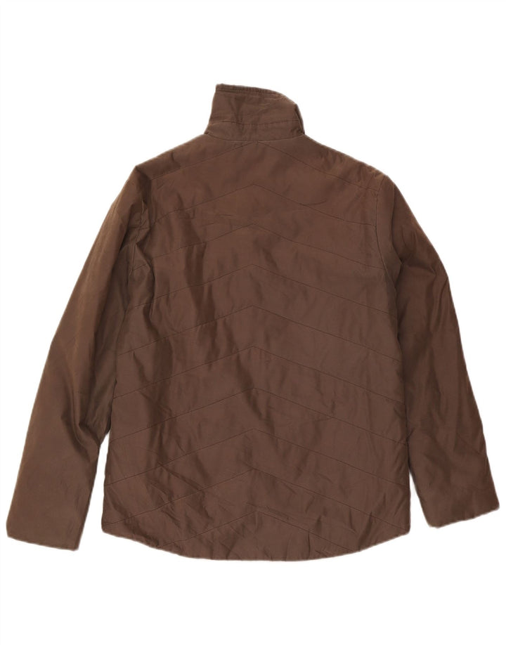 Fila Veste matelassée pour femme UK 10 Small Marron Polyester