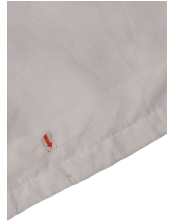 ASICS Veste de survêtement pour homme en polyester color block blanc moyen