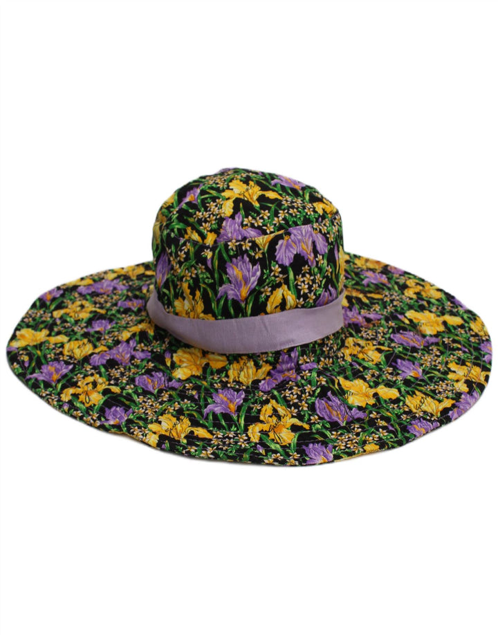 Guess Chapeau Bob Graphique Femme Moyen Multicolore Floral Coton Bohème