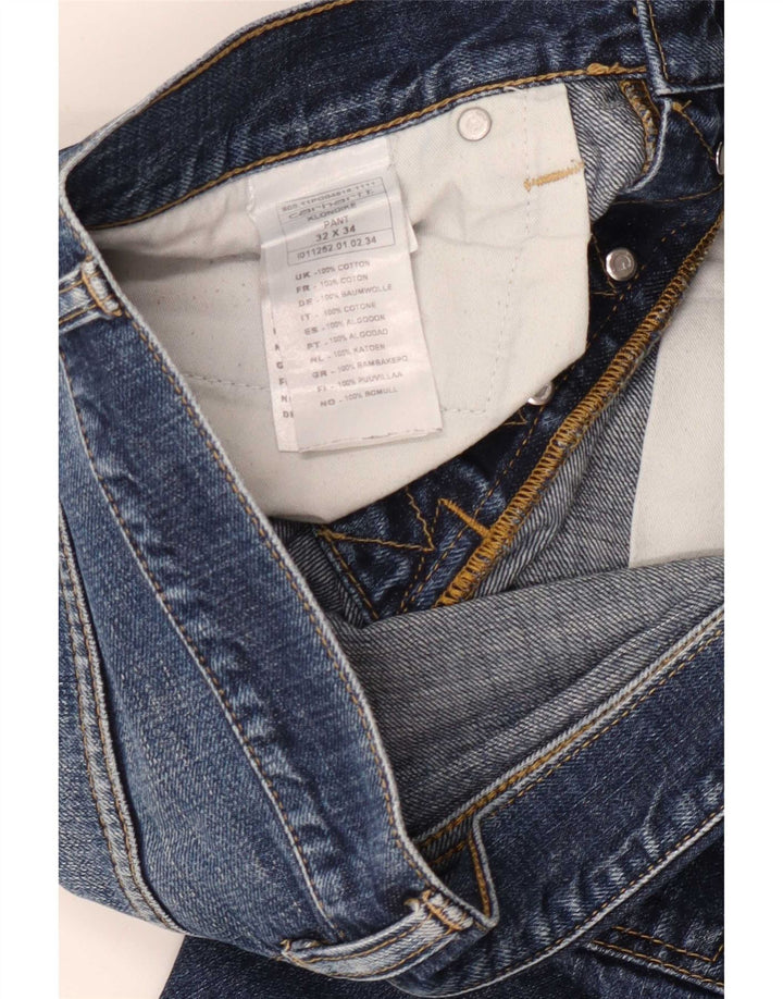 Carhartt Jean droit homme W32 L34 bleu marine coton