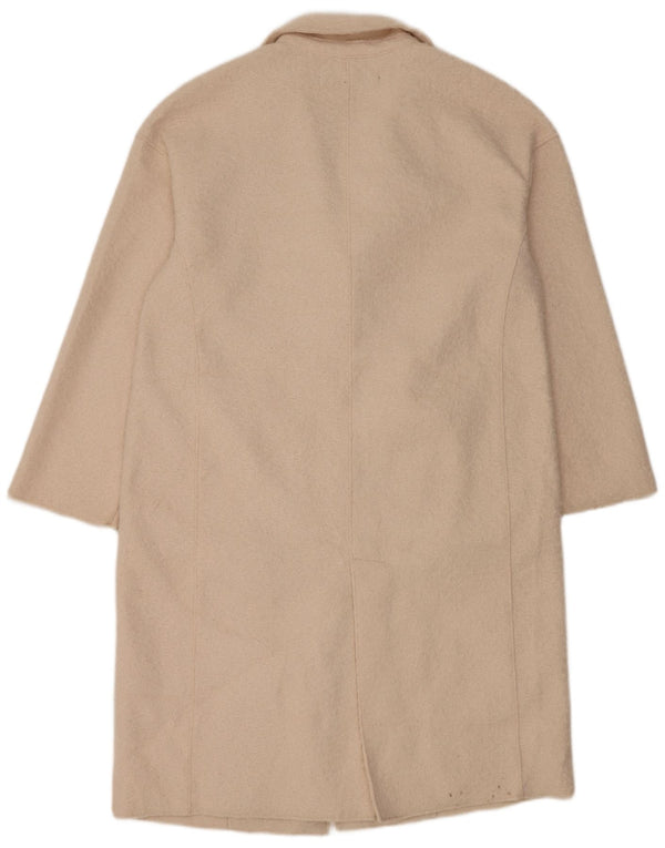 Zara Manteau surdimensionné pour femme UK 10 Petit Beige