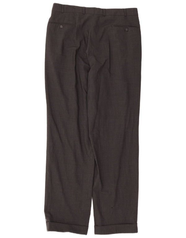 Daniel Hechter Pantalon de costume pour homme EU 52 XL W33 L32 Gris Laine