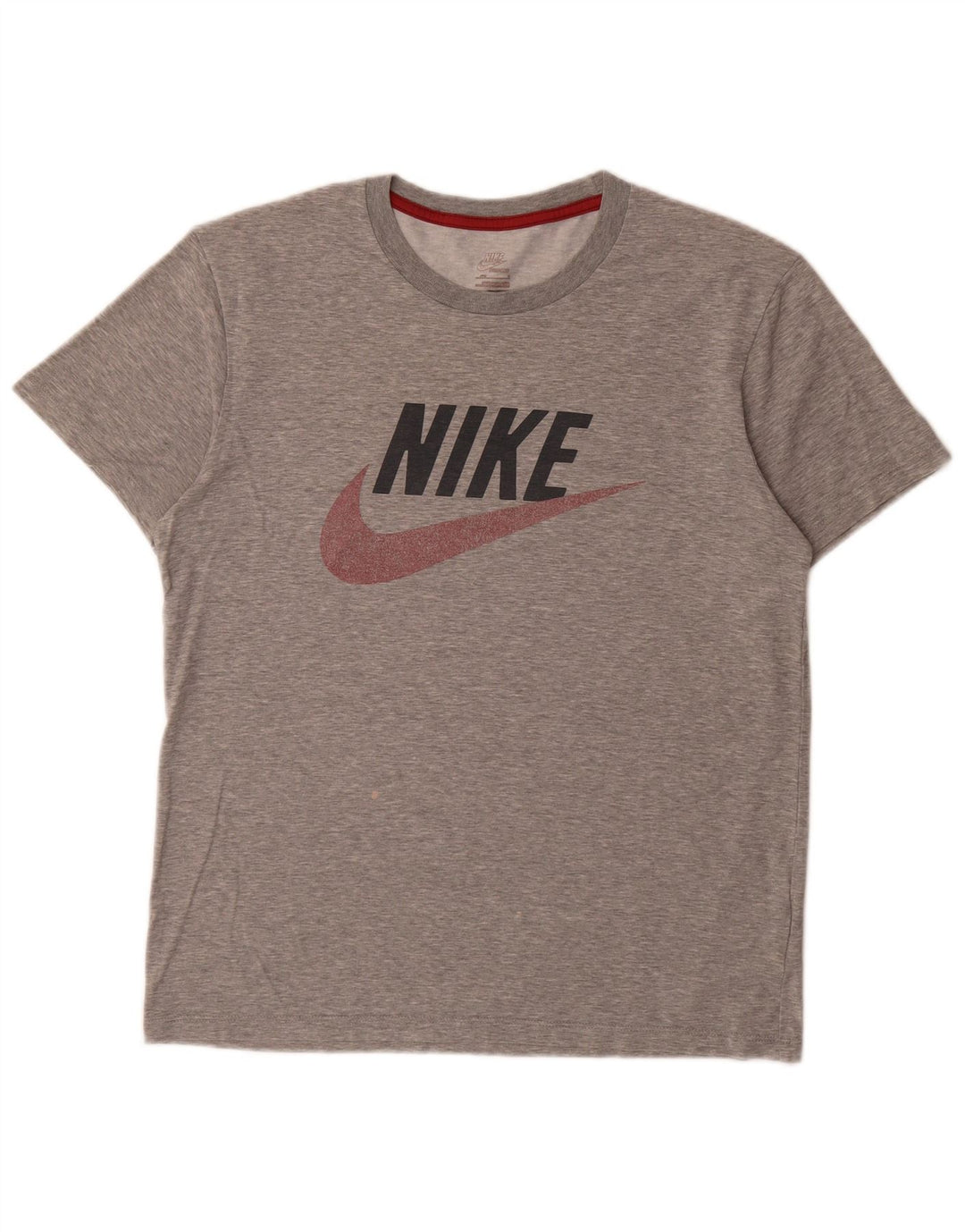 Nike T-shirt graphique pour hommes, petit, gris, coton