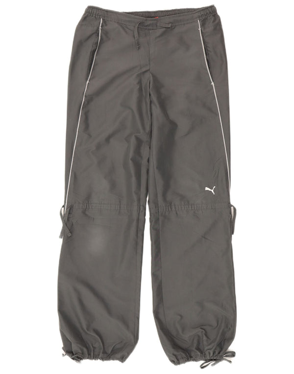 Puma Pantalon de survêtement pour femme Joggers UK 10 Small Gris Polyester