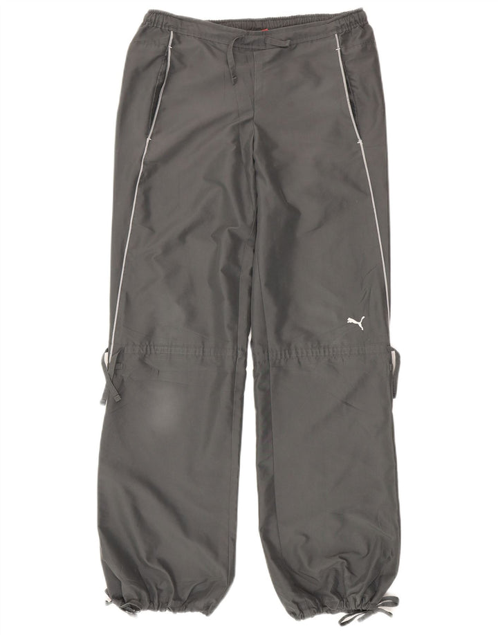 Puma Pantalon de survêtement pour femme Joggers UK 10 Small Gris Polyester