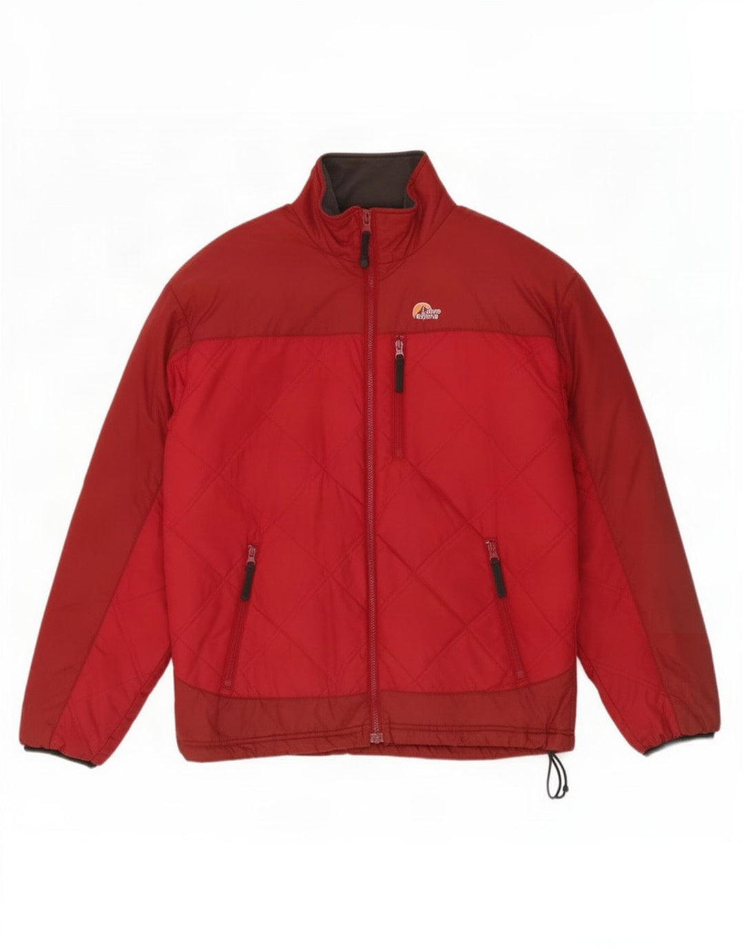 Lowe Alpine Veste rembourrée pour homme UK 38 Medium Rouge Colorblock Nylon
