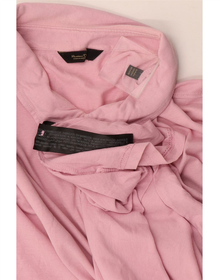Massimo Dutti Polo Homme 2XL Rose Coton