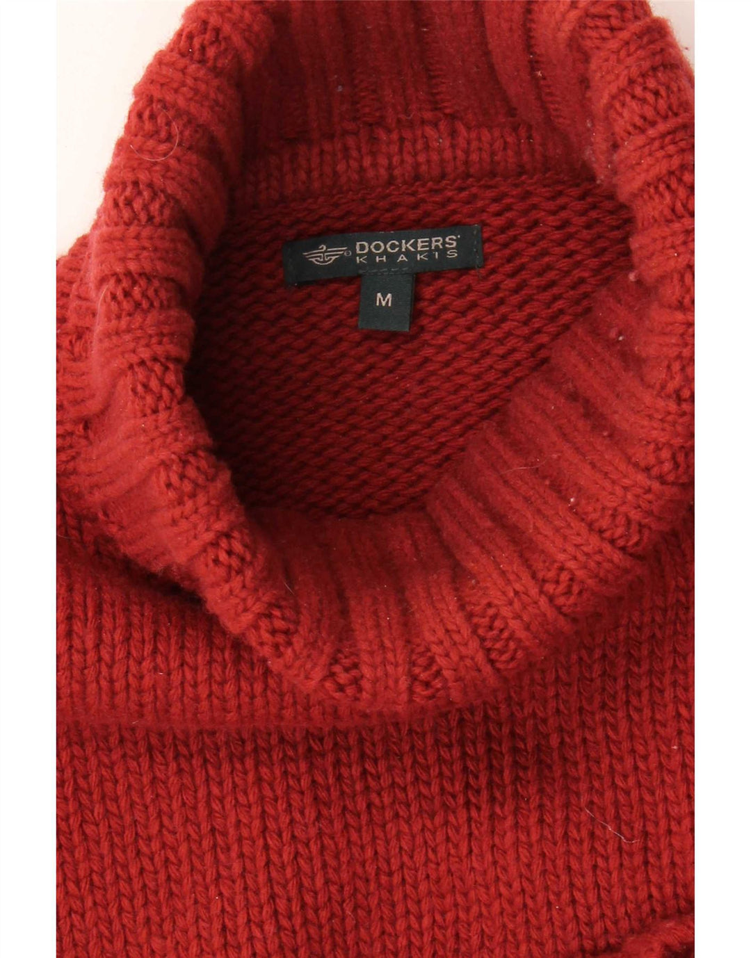 Dockers Pull Col Roulé Homme Rouge Moyen